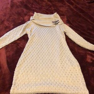 Calvin Klein sweater dress.